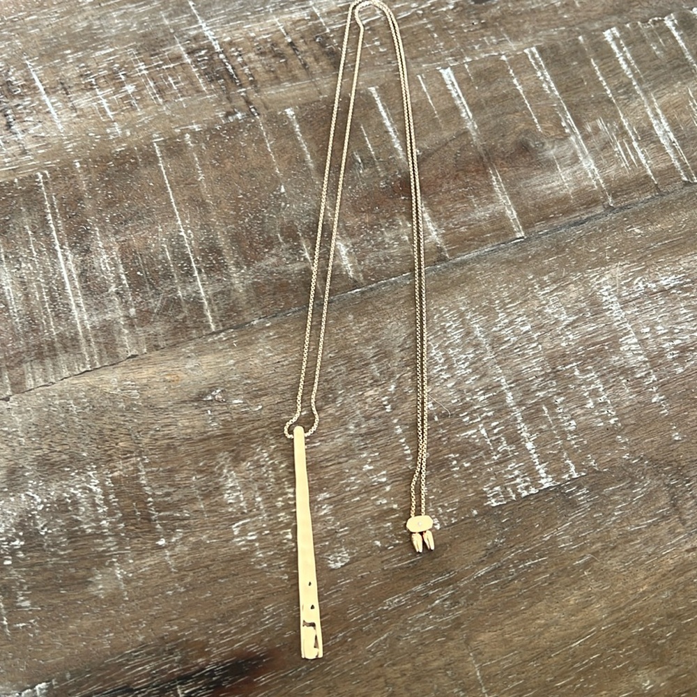 Kendra Scott Zorte Necklace Rose Gold